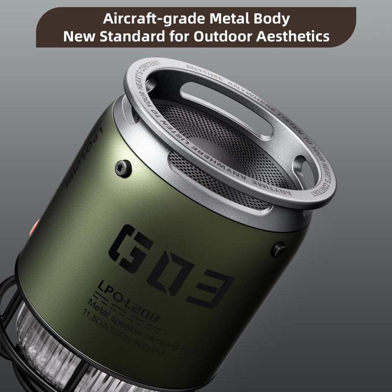 2025 Upgraded Outdoor Bluetooth Speakers Waterproof Wireless - Camping Lantern