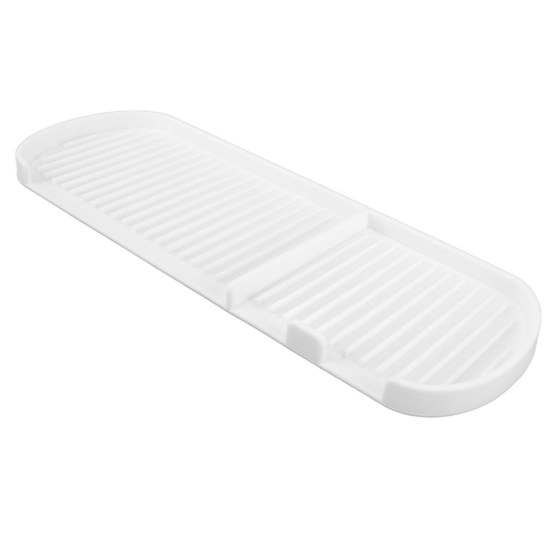 Counter Silicone Drainage Tray Food Grade Skid Resistance Frosted Bottom