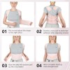 Pink Posture Corrector for Women Back Support Brace Office