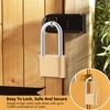 Lock with Combination Code, Combination Lock, 4 Digit Heavy Padlock