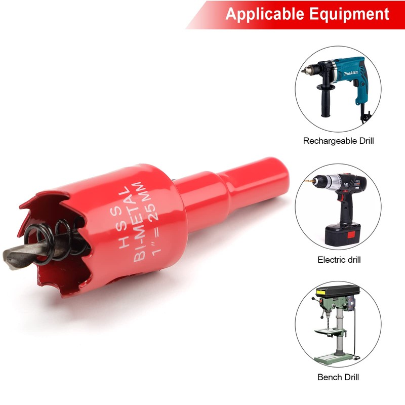 70mm Hole Saws Cutter, HSS Bi-Metal Drill Bit for Wood,