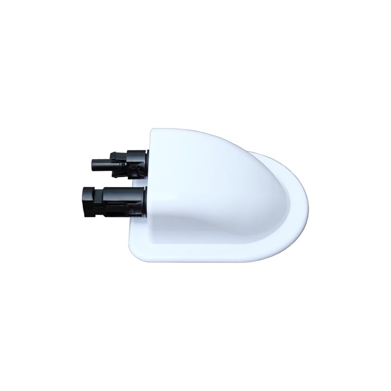 Waterproof double cable entry gland for T4 cable, for motorhomes,