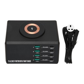 USB Charging Station for Multiple Devices 110W 8 Ports Magnetic Wireless Fast Charging Dock for Home Hotel