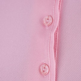 Island GREEN Womens Golf Plain Polo Shirt Candy Pink