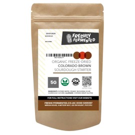 Freshly Fermented - Certifed Organic Sourdough Starter - Colorado Brown