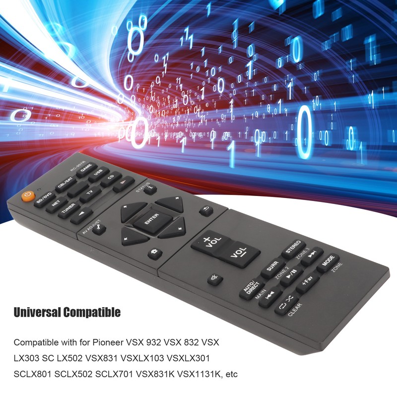 RC 957R Remote Control Replace for Pioneer VSXLX102 VSXLX302 VSX832