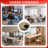 2-Pack 60mm Desk Grommet, Cable Management Plug for Office, Home