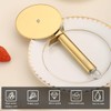 Berglander Pizza Wheel, Gold Titanium Plating Stainless Steel Pizza Cutter,