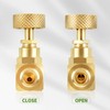 Litorange 2 Pack Heavy Duty Brass Replacement Control Needle Valve