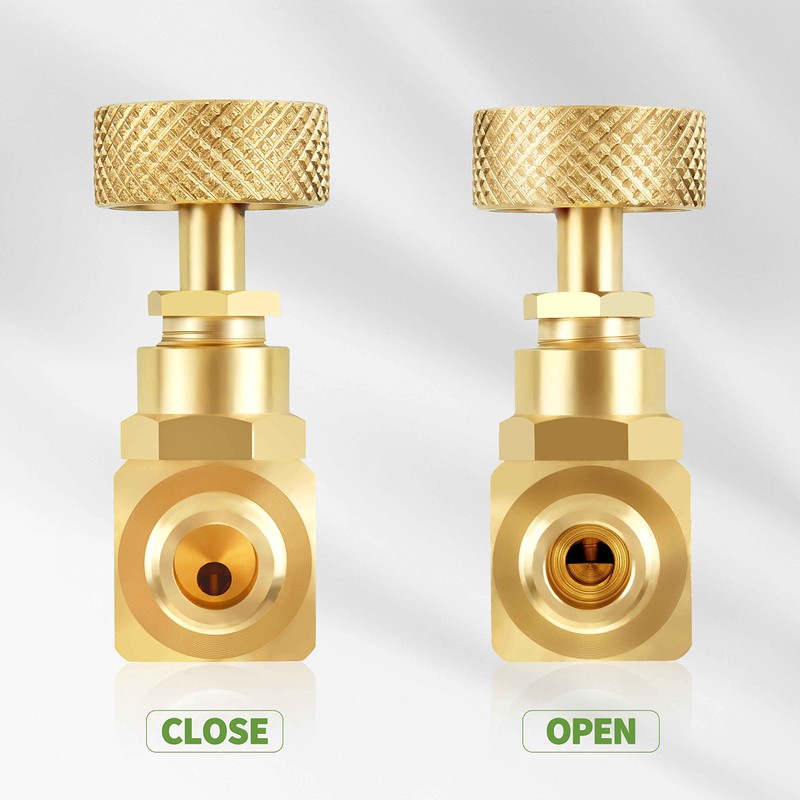 Litorange 2 Pack Heavy Duty Brass Replacement Control Needle Valve