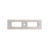 Top Knobs - TK922BSN - Hollin Knob Backplate - Brushed