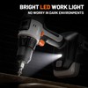 Litheli 20V Cordless Drill Driver, Electric Power Drill with 2