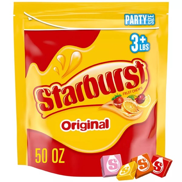 Starburst Original Chewy Candy Individually Wrapped Fruit Chews - 50oz