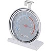 Taylor Pro Fridge Thermometer, Hanging Freezer Thermometer, Classic Design, Stainless Steel, 10 cm, Silver