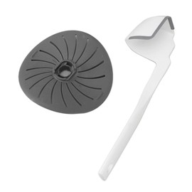 Luqeeg Cubierta Protectora de Cuchilla Protector de Clase de Alimentos para Accesorios Thermomix TM5 TM6 TM31, sin BPA， Espátula Giratoria Libre de BPA y Cubierta Protectora de Cabezal de Corte