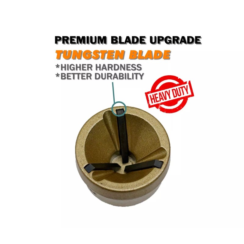 CONQUER Tools Deburring External Chamfer Tool, Premium Tungsten Blade, Deburr...