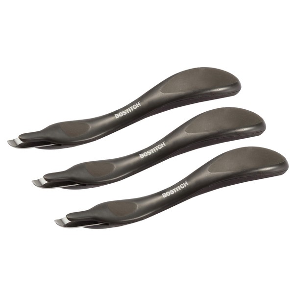 Bostitch Office Easy Staple Remover, Magnetic Tip, 3-Pack (40000M-BLK-3PK)