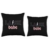 Lash Babe Lash Artist Eyelash Lash Tech Throw Pillow