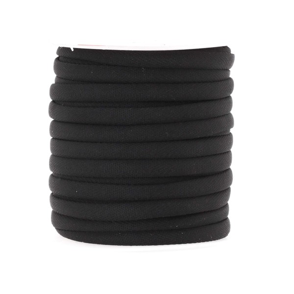 Mandala Crafts Black Polyester Cotton Welting Cord for Upholstery Welt