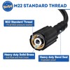 TOOLCY Pressure Washer Hose, 3400 PSI, 50 ft 1/4" Kink