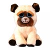 Feisty Pets Manny Macho Stuffed Dog Plush Animal 8.5” Pug