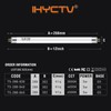 IHYCTV T5 LED Bulbs 12 inch, G5 5W 685lm 6500K,