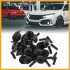 Partuto 20pcs Plastic Rivet Car Fender Push-Type Fastener Clips 4D0-807-300