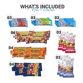 Fast Distribution Healthy Snacks, Care Package 67 Count Premium Healthy Mixed Healthy Snack Box