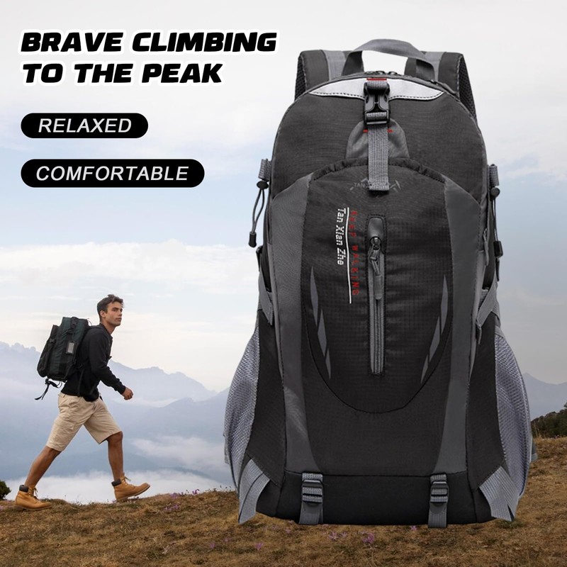 40L Foldable Waterproof Hiking Backpack for Men and Women -