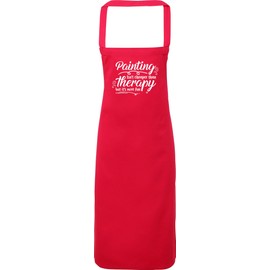 Hippowarehouse Painting isn't cheaper than therapy but it's more fun Apron kitchen cooking painting DIY onesize adult