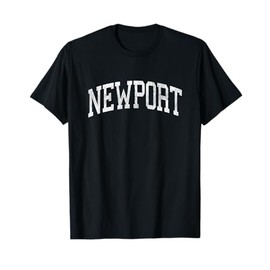 Newport Maine ME Vintage Athletic Sports Design T-Shirt