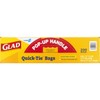 Glad CloroxPro Quick-Tie Tall Kitchen Trash Bags, 13 Gallon, 200