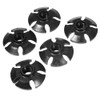 Vbest Life Pack of 5PCS Hiking Pole Basket, Rubber Hiking