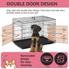 FDW Extra Large Dog Crate Dog Kennel Cage with Double