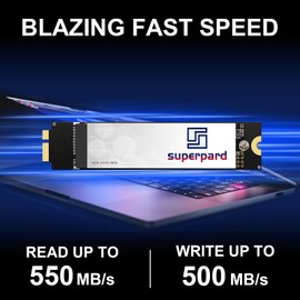 Superpard 1TB SSD Replacement for 2010 2011 MacBook Air 11" A1370 EMC 2393/2471, 13" A1369 EMC 2392/2469 (MacOS Pre-Installed)