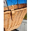 Wiklibox Natural Wicker Dog Bike Basket - 100% Organic Rattan
