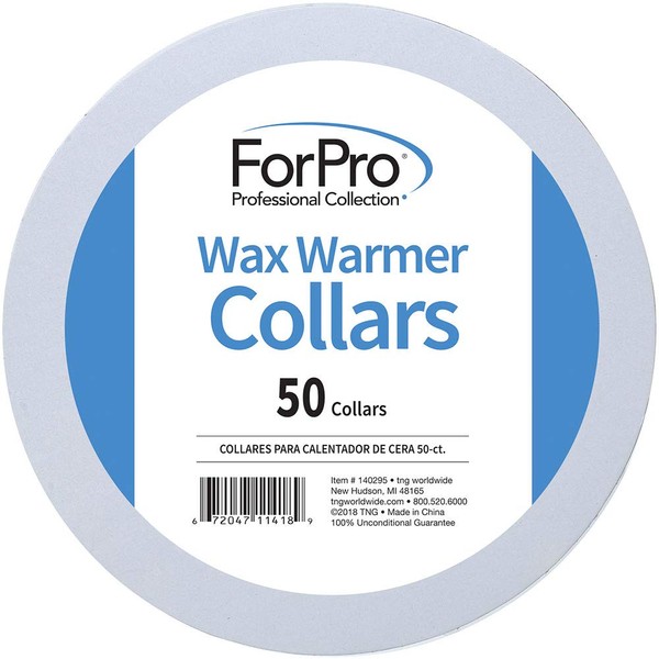 ForPro Professional Collection Wax Warmer Collars 50-Count