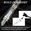 HIAHXC 14mm Spark Plug Socket 3/8-Inch Drive x 12" Total