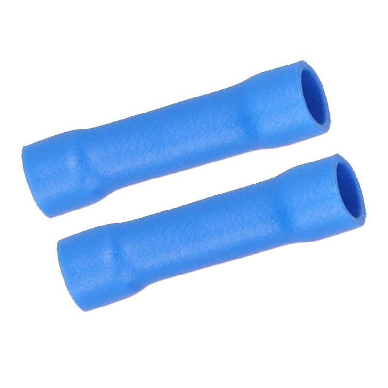 1000 Pcs Blue Butt Connectors Fully Insulated Crimp Terminal Connectors