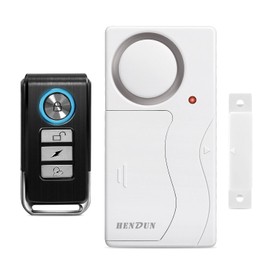 HENDUN Updated Door Alarm for Home Security,Pool Alarm for Kids Safety, House Security Sensor,Door Chime with Delay,Wireless Doorbell Ring When Opened (1)
