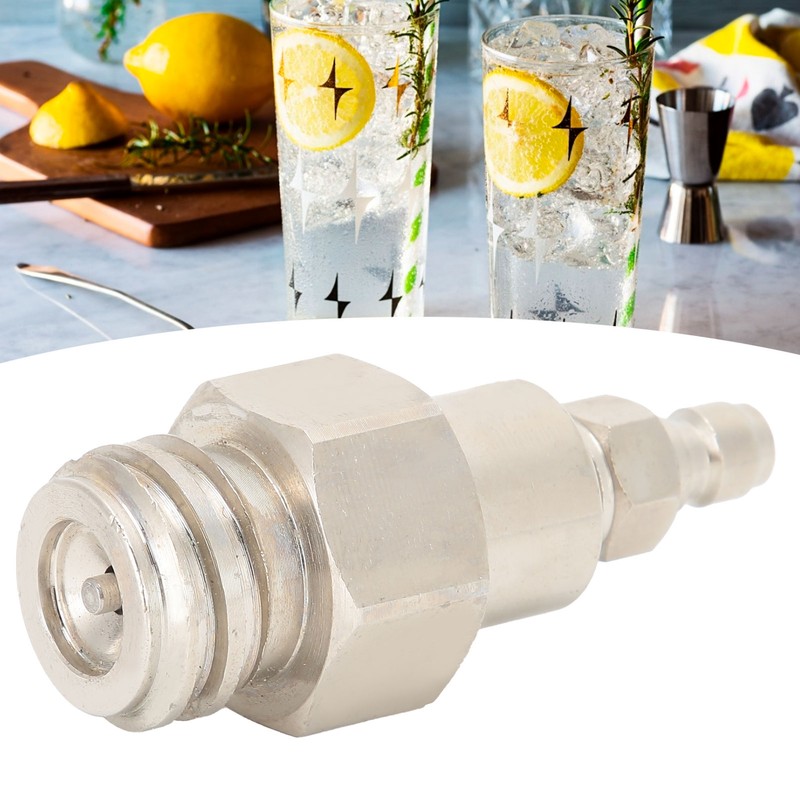 8mm CO2 Tank Adapter Male Thread TR21-4 Quick Disconnect Connector