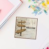 Guidepost Clear Stamps for Card Making Road Sign Background Clear