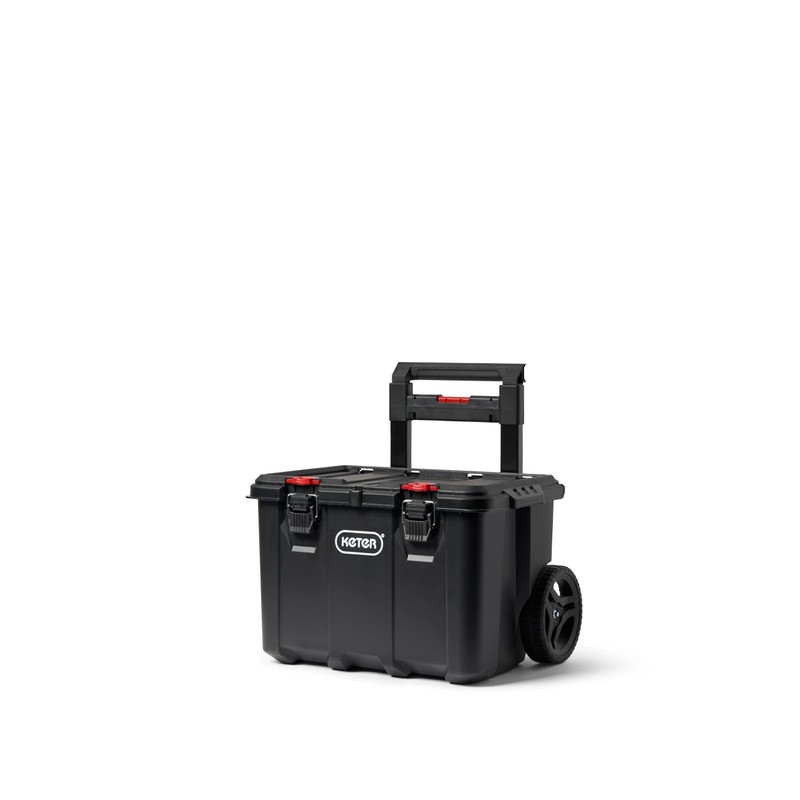 Keter Stack-n-Roll Modular Tools Organizer for Garage Storage and DIY,