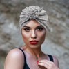 DRESHOW 5 Pieces African Turban for Women Soft Pre-Tied Knot