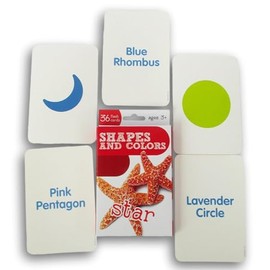 Early Learning Flash Cards - Shapes and Colors - 36 Count