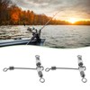 Briny River 30pcs T-Type Glowing 3-Way Cross-Line Swivels 6 Specifications