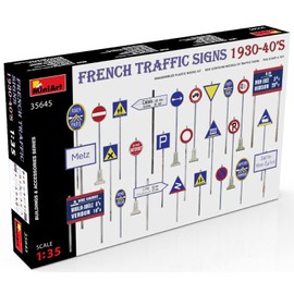 Miniart MA35645 1/35 France Street Sign Set 1930-1940s Plastic Model