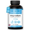Magnesium Supplement 4 in 1 – 120 Capsules, 400mg Daily