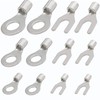 420pcs Non-Insulated Ring Terminals & Fork Connector Kit 22-16/16-14/12-10 Gauge
