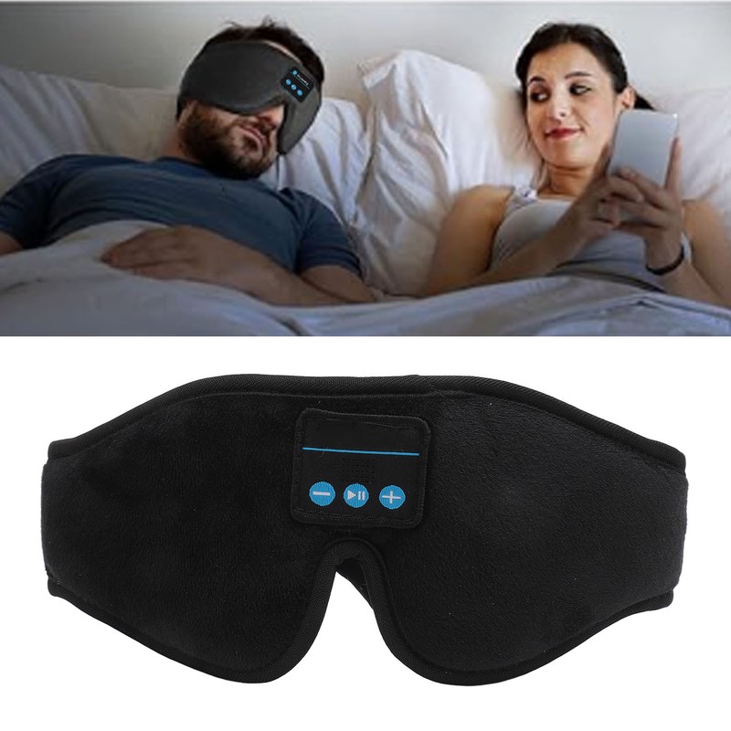 Bluetooth Sleep Mask 3D Memory Sponge Wireless Music Sleeping Headphone